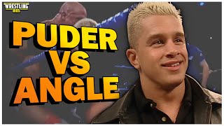 The Daniel Puder amp Kurt Angle Incident [upl. by Nnahgaem]