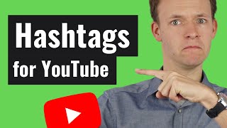 YouTube Hashtags Add Hashtags in Descriptions and Above Your Title [upl. by Aerdnaed]