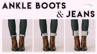 How To Wear Ankle Boots With Skinny Jeans [upl. by Ettennaj]