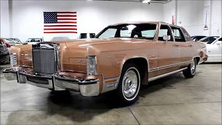 1978 Lincoln Continental Town Car [upl. by Srini]