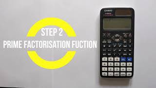 How to Do Prime Factorization on Casio Classwiz FX991EX [upl. by Haraz433]