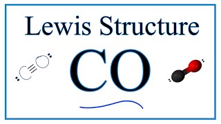 How to Draw the Lewis Dot Diagram for Carbon monoxide CO [upl. by Eelan671]