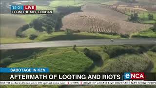 Sabotage in KZN  Aftermath of looting and riots [upl. by Shig143]