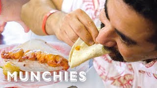 Shrimp Tacos  The Ultimate Taco Tour of Mexico [upl. by Wengert204]