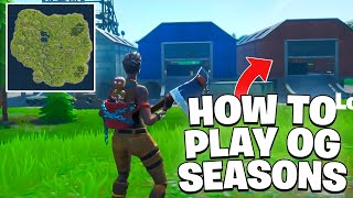 How To Play OG Fortnite In 2023 Old Seasons Fortnite [upl. by Shaff]