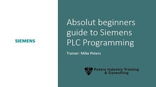 Siemens Step 7 an Absolute Beginners Guide to PLC Programming Introducing TIA Portal 18 [upl. by Ellierim]