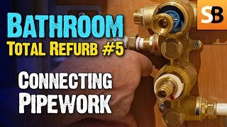 Bathroom Renovation 5  Piping Up amp Plumbing Tips [upl. by Duer137]