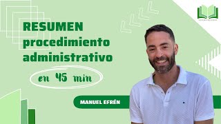 Resumen procedimiento administrativo [upl. by Harlamert]