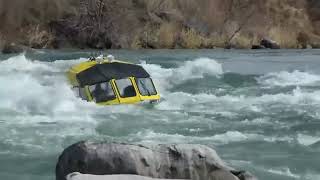 Thunder Jet quotJet Boatquot fighting rapids [upl. by Schmitz]