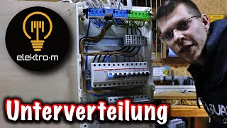 Unterverteilung verdrahten  Hausanschluss ElektroM [upl. by Marlyn917]