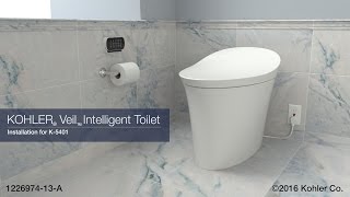 Installation  Veil Intelligent Toilet [upl. by Daus]