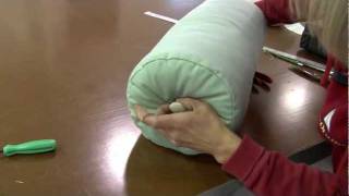 How to Make Neckroll Pillow Covers or Bolster Pillow Covers [upl. by Hescock]