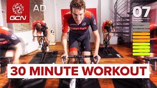 HIIT Indoor Cycling Workout  30 Minute Intervals Fitness Training [upl. by Jonell831]