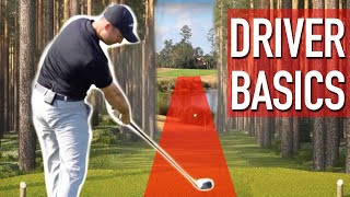 Driver Basics For Longer Straighter Golf Shots [upl. by Htebyram]