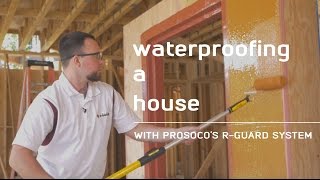 How to waterproof your house with Prosoco RGuard System [upl. by Neyu3]