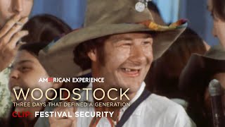 Festival Security  Woodstock  American Experience  PBS [upl. by Arriet]