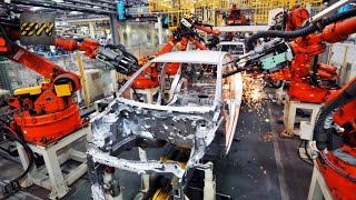 How Cars Are Made In Factories Mega Factories Video [upl. by Uzzial547]