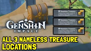 Genshin Impact All 3 Nameless Treasure Locations amp Where To Trade Them In [upl. by Eiroj]