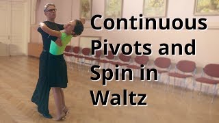 Continuous Pivots and Spin  Waltz Routine [upl. by Sal93]