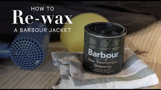 How to Rewax Your Barbour Jacket [upl. by Nnaeel874]