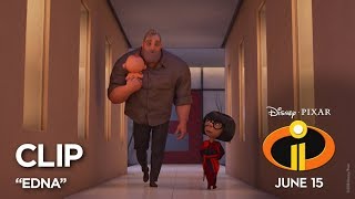 Incredibles 2 Clip  quotEdnaquot [upl. by Sontich]