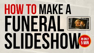 How to create a Beautiful Funeral Slideshow in 5 minutes for FREE Mac [upl. by Radburn305]