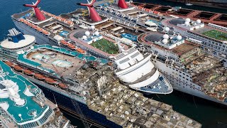 15 Cruise Ships SOLD for SCRAP in 2020 [upl. by Serrell]