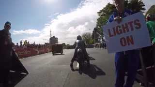 2015 Isle of Man 500 Senior Classic TT Manx Norton onboard [upl. by Nielson]