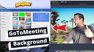 How To Add A Background In A GoToMeeting Web Conference With Chromacam [upl. by Rodoeht195]