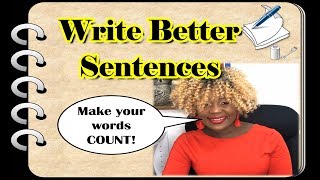 How to Write Clear Concise Sentences  Reducing Wordiness [upl. by Thissa711]