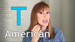 American Accent Training  American T  Flap T [upl. by Klinges]