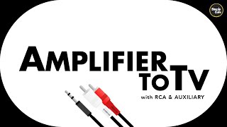 How to Connect Amplifier to TV [upl. by Fritze]