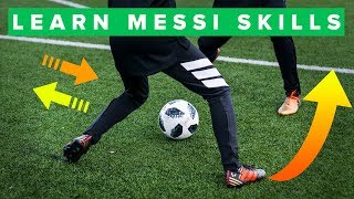 TOP 5 MESSI FOOTBALL SKILLS [upl. by Ellemac]