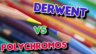 Which Colored Pencils are BEST Polychromos VS Derwent Lightfast [upl. by Seavir]