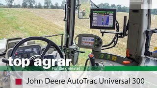 John Deere ATU 300 Lenksystem im top agrar Praxistest auf Fendt Vario [upl. by Tonl]