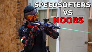 Speedsofters DESTROY NOOBS Airsoft WarGameplay CQB Airsoft Montage [upl. by Gorrono]