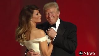 President Trump First Lady Melanias First Dance [upl. by Sil990]