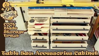 Table Saw Accessories Cabinet [upl. by Wachtel]