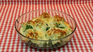 Receta de brócoli gratinado con bechamel [upl. by Lugar652]