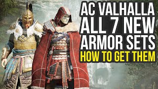 How To Get All 7 New Armor Sets In Assassins Creed Valhalla Wrath Of The Druids AC Valhalla DLC [upl. by Ibloc]