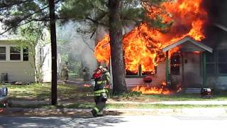 Paris Texas Structure fire [upl. by Neyut]