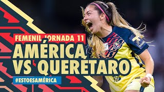 🔴 EN VIVO Femenil  América Vs Querétaro [upl. by Haeluj]