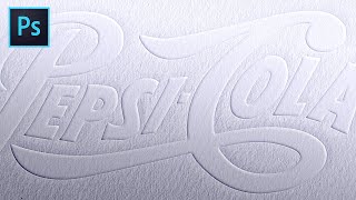 Embossed Paper Effect for Text amp Logos  Photoshop Tutorial [upl. by Bartle]