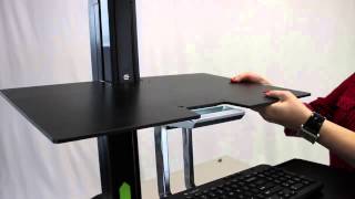 Assembly and Overview of Ergotron WorkFitS Adjustable Height Desk [upl. by Lynd]