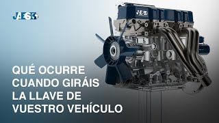 ¿Qué ocurre cuando giráis la llave de vuestro vehículo Auto Parte 1 Motor de cuatro tiempos [upl. by Harad]