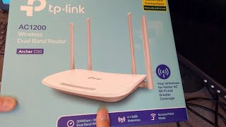 TPLink C50 AC1200  Access Point Setup How To [upl. by Atekahs]