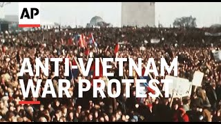 Largest AntiVietnam War protest in Washington DC  1969  Movietone Moment  13 November 2020 [upl. by Aloise76]