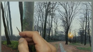 How to Paint Delicate Winter Trees  Episode 148 [upl. by Alioz]