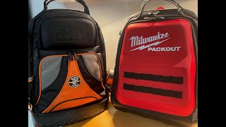 Klein vs Milwaukee Backpack Review [upl. by Costello]