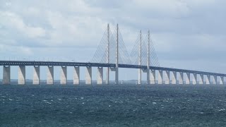 Denmark amp Sweden E20 Øresund Bridge [upl. by Aryas]